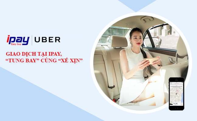 tặng 1 chuyến đi Uber miễn phí ipay