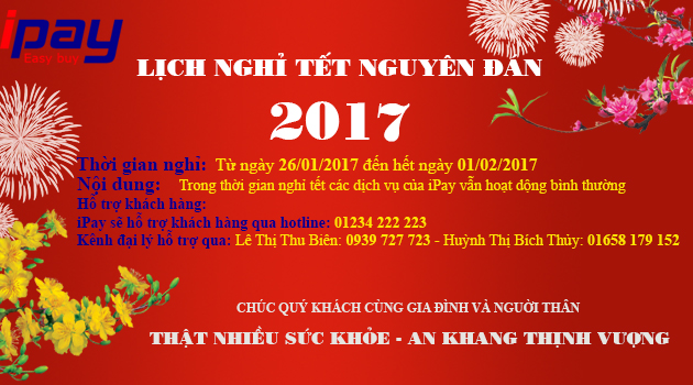 Nghỉ tết nguyên đán 2017